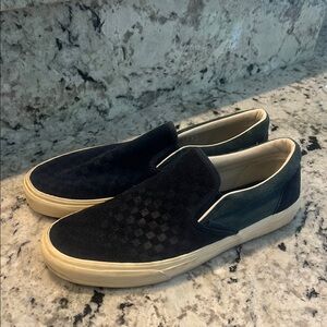 Vans Black Slip-On Loafers Classic Skate Style